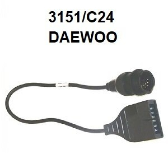 КОД:3151/C24 / Кабел за DAEWOO / 3151/C24 от TEXA S.p.A. категория Аксесоари за бордова диагностика от DalkoMotors.com