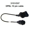 КОД:3151/C07 / Кабел за ОПЕЛ 10 пина / 3151/C07 от TEXA S.p.A. категория Аксесоари за бордова диагностика от DalkoMotors.com