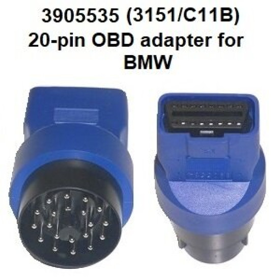 КОД:3905535 / OBD адаптер за BMW 20 пина / 3905535 от TEXA S.p.A. категория Аксесоари за бордова диагностика от DalkoMotors.com