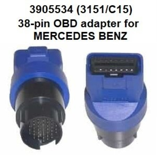 КОД:3905534 / OBD адаптер за MERCEDES 38 пина / 3905534 от TEXA S.p.A. категория Аксесоари за бордова диагностика от DalkoMotors.com