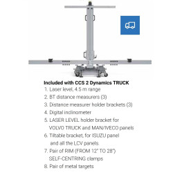 CCS 2  DYNAMICS TRUCK - система за калибриране ADAS ; TEXA S12620