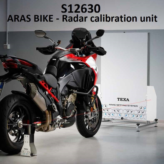 Инструменти ARAS BIKE - система за калибриране радари на мотоциклети ; TEXA S12630 (S12630) на марката TEXA ще намерите в DalkoMotors.com КОД:S12630 / ARAS BIKE - система за калибриране радари на мотоциклети ; TEXA S12630 / ARAS BIKE - система за калибриране рада? от TEXA категория Решения за калибрация на асистиращи системи (ADAS) от DalkoMotors.com