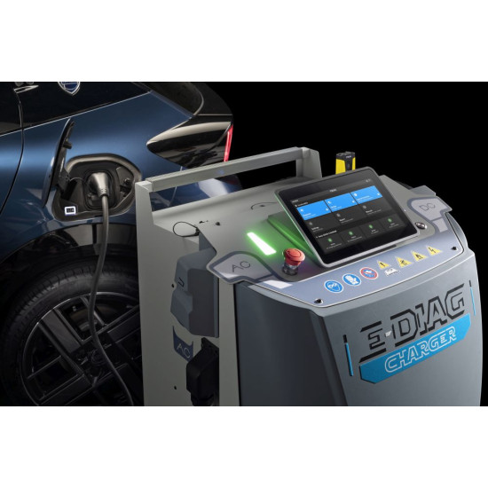 КОД:B20750 / E-DIAG CHARGER 22 kW – мобилна станция за зареждане и диагностика на електрически и хибридни автомобили / E-DIAG CHARGER 22 kW от Schumacher Europe SPRL категория Зарядни устройства от DalkoMotors.com