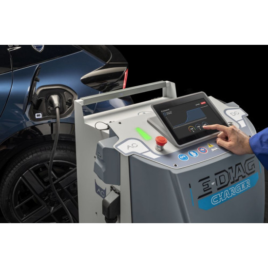 КОД:B20750 / E-DIAG CHARGER 22 kW – мобилна станция за зареждане и диагностика на електрически и хибридни автомобили / E-DIAG CHARGER 22 kW от Schumacher Europe SPRL категория Зарядни устройства от DalkoMotors.com