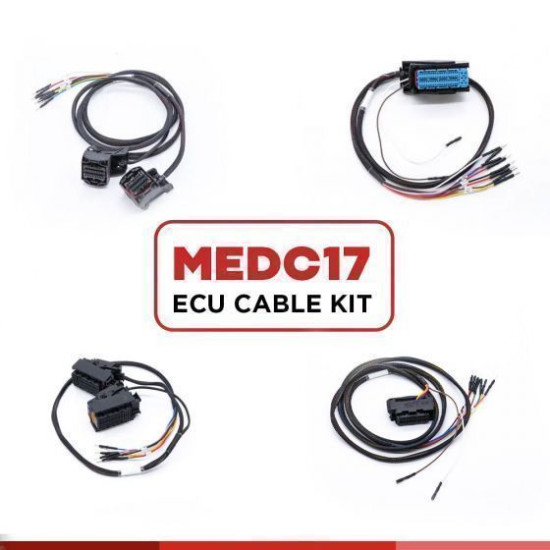 КОД:MMS-FLK11C / Комплект кабели за връзка от Flex програматор до MEDC17 ECU / FLK11C от Magic Motor Sport категория Чиптунинг от DalkoMotors.com