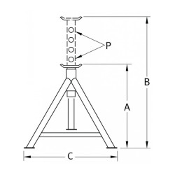 Подпорна стойка САХ 8