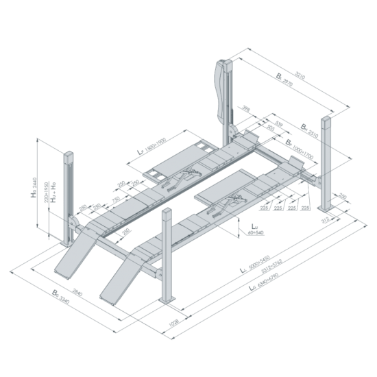 Инструменти AMI 5,5 N-WAY 5000 / 505 mm SP 4-75 AMI 3D KIT CP 5000mm Товароподемност (kg) 5500: Четириколонен електрохидравличен подемник за реглаж на ходовата част (395000-50-8C) на марката ще намерите в DalkoMotors.com КОД:395000-50-8C / AMI 5,5 N-WAY 5000 / 505 mm SP 4-75 AMI 3D KIT CP 5000mm Товароподемност (kg) 5500: Четириколонен електрохидравличен подемник за реглаж на ходовата част / 16248 от категория Четириколонни подемници от DalkoMotors.com
