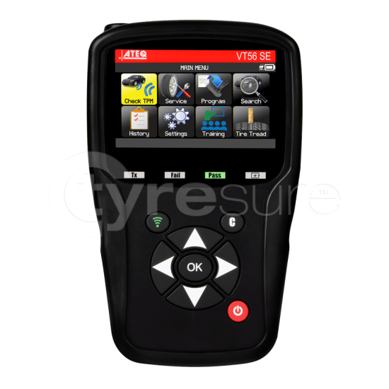 Инструменти TyreSure H56/VT56 OBD – Диагностична апаратура за „TPMS” сензори (72-20-696) на марката ще намерите в DalkoMotors.com КОД:72-20-696 / TyreSure H56/VT56 OBD – Диагностична апаратура за „TPMS” сензори / 16295 от категория Бордова диагностика от DalkoMotors.com