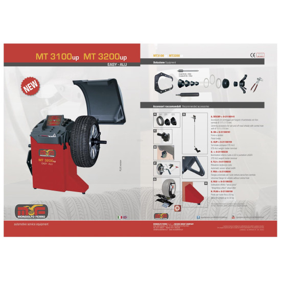 Инструменти MT3100 - MT3200 Up Баланс машина (0-21331000/16) на марката ще намерите в DalkoMotors.com КОД:0-21331000/16 / MT3100 - MT3200 Up Баланс машина / 15945 от категория Баланс машини от DalkoMotors.com