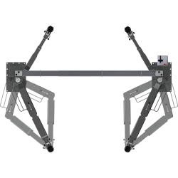 КОД:HLNTK235.0000160D-7016 / Nussbaum POWER LIFT HF 3S 3500 OTTO MM  - Двуколонен хидравличен подемник с товароподемност 3500 кг и асиметрични двойни телескопични рамена / 16630 от Nussbaum Automotive Lifts GmbH категория Двуколонни подемници от DalkoMoto