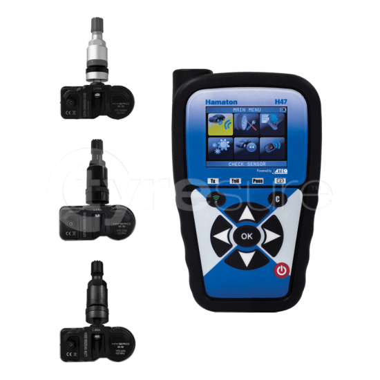 Инструменти TyreSure H47/VT37 OBD – Диагностична апаратура за „TPMS” сензори (72-20-696-1) на марката ще намерите в DalkoMotors.com КОД:72-20-696-1 / TyreSure H47/VT37 OBD – Диагностична апаратура за „TPMS” сензори / 16581 от категория Бордова диагностика от DalkoMotors.com