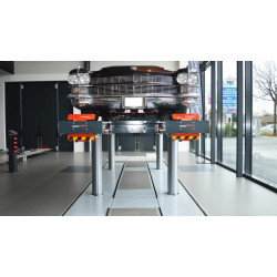 Sharklift 4.55 F 480/550 (KA 1550/3000) Вграден електрохидравличен четирицилиндров платформен подемник с товароподемност 5500 кг