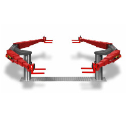 Biglift 2.65 Saaa Вграден електрохидравличен двуцилиндров раменен подемник с товароподемност 6500 кг