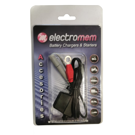 Инструменти 40013 - Кабел за зареждане на акумулатори 12V (em40013) на марката Electro-Mem Srl ще намерите в DalkoMotors.com КОД:em40013 / 40013 - Кабел за зареждане на акумулатори 12V / 19382 от Electro-Mem Srl категория Зарядни устройства от DalkoMotors.com