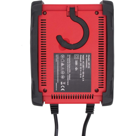 Инструменти SPI10 - Зарядно и поддържащо устройство за акумулатори 12V-10A (94065092C) на марката Schumacher Europe SPRL ще намерите в DalkoMotors.com КОД:94065092C / SPI10 - Зарядно и поддържащо устройство за акумулатори 12V-10A / 20349 от Schumacher Europe SPRL категория Зарядни устройства от DalkoMotors.com