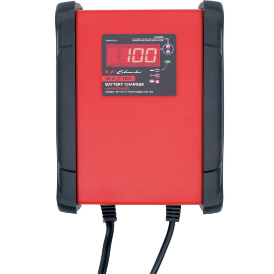 Инструменти SPI15 - Зарядно и поддържащо устройство за акумулатори 12V-15A и шоурум режим на зареждане (94065189C) на марката Schumacher Europe SPRL ще намерите в DalkoMotors.com КОД:94065189C / SPI15 - Зарядно и поддържащо устройство за акумулатори 12V-15A и шоурум режим на зареждане / 20352 от Schumacher Europe SPRL категория Зарядни устройства от DalkoMotors.com