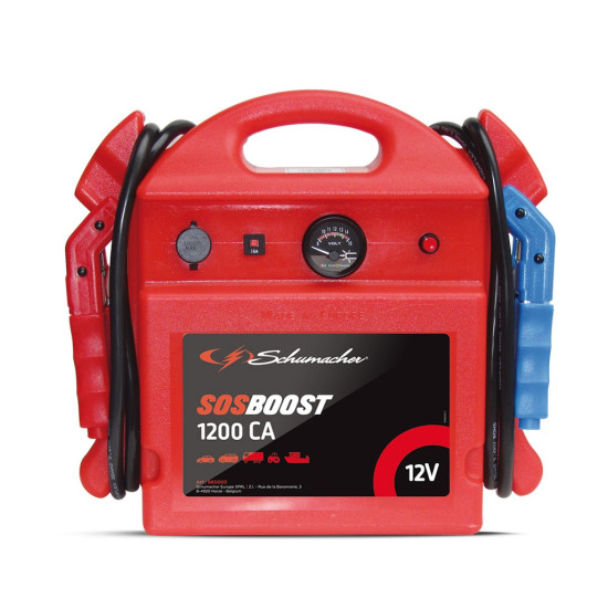 Инструменти SOS Бустер 12V-1200CA (860003) на марката Schumacher Europe SPRL ще намерите в DalkoMotors.com КОД:860003 / SOS Бустер 12V-1200CA / 20724 от Schumacher Europe SPRL категория Стартерни устройства (бустери) от DalkoMotors.com