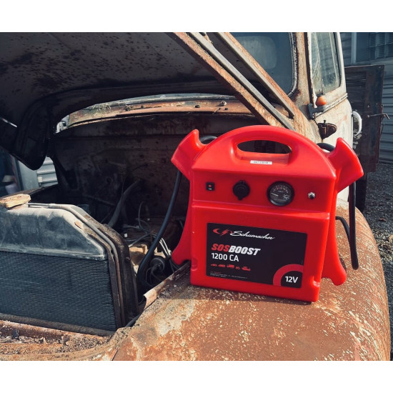 Инструменти SOS Бустер 12V-1200CA (860003) на марката Schumacher Europe SPRL ще намерите в DalkoMotors.com КОД:860003 / SOS Бустер 12V-1200CA / 20724 от Schumacher Europe SPRL категория Стартерни устройства (бустери) от DalkoMotors.com